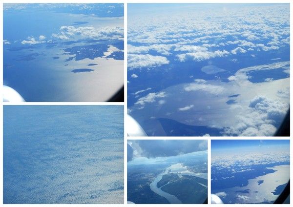 Au dessus du Labrador Survol de Goose Bay - Labrador .